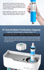 5 Stages RO 100GPD Water Filter System Reverse Osmosis under sink water purifier Filtration Machine for kitchen coffee shop drinking